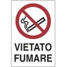 Cartello segnaletica "vietato fumare" 30x20