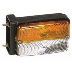Fanale anteriore sx per trattore dimensioni 120x80mm 12V compatibile CNH e New Holland