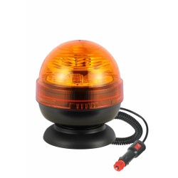 Lampeggiante a 12 LED base magnetica 12-24V a 3W