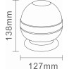 Lampeggiante a 12 LED base magnetica 12-24V a 3W