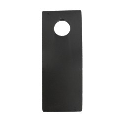 Coltello per falciatrice lunghezza 116mm foro Ã˜ 18,25mm