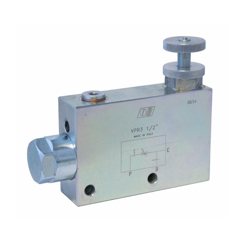 Valvola prioritaria regolabile da 1/2"