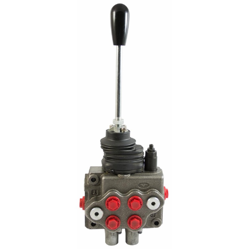 Distributore Walvoil SD5 con 2 leve a doppio effetto e doppio effetto flottante - 40L con leva cloche