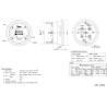 Indicatore di temperatura motore adattabile al riferimento originale New Holland 4334917