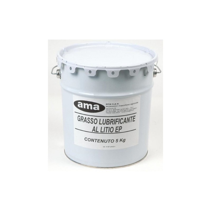 Secchiello grasso litio blu 5kg