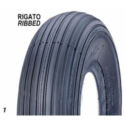 Ruota pneumatica 3,50/8" con mozzo in nylon portata 180 kg