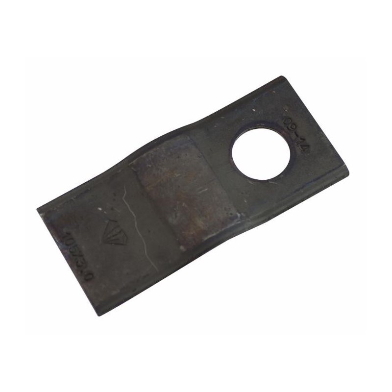 Coltello piegato con foro Ã˜ 21mm 105x47x3mm adattabile a PZ CM120