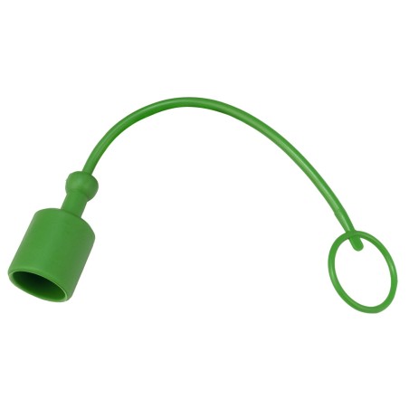 Tappo per innesto rapido verde maschio da M1/2"