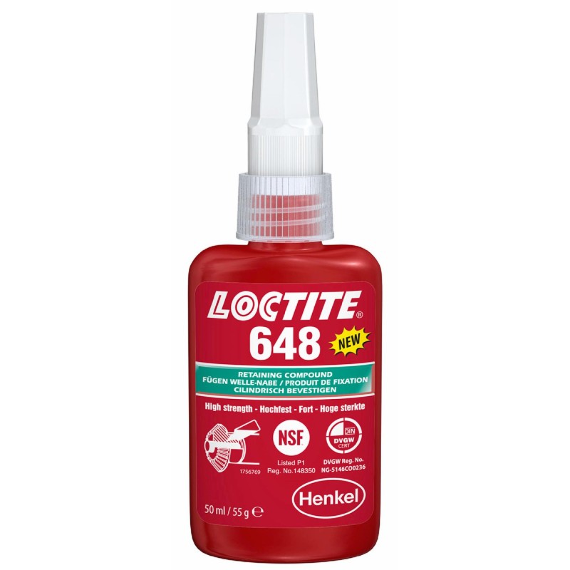 LoctiteÂ® 648 fissa boccole/bronzine 50ml