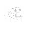Gancio inferiore automatico compatibile Fendt 208V-209F-211V