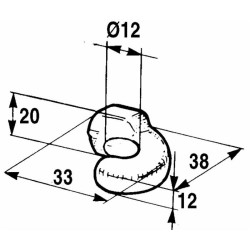Riscontro per chiusura registrabile stampato