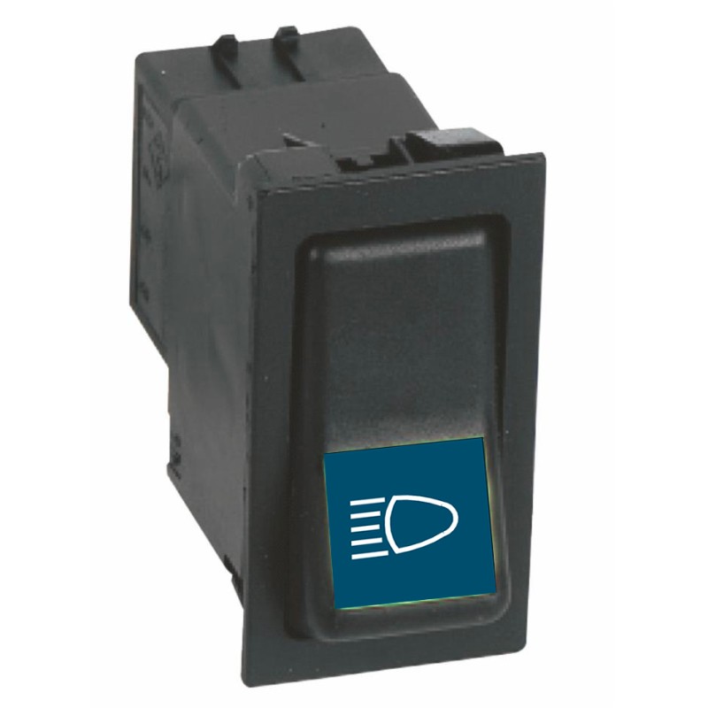 Interruttore basculante ON-OFF 12V fari abbaglianti