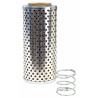 Golfaro femmina in acciaio C15E con filetto M8 Ã˜ esterno 36mm