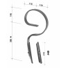 Antivibrante maschio/femmina 20x20,M6x16